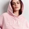 Gap × Summer Fridays Φούτερ με κουκούλα, βαρύ ύφασμα και υπερμεγέθη λογότυπο