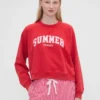 Gap × Summer Fridays Φούτερ με λογότυπο Raglan σε oversized γραμμή