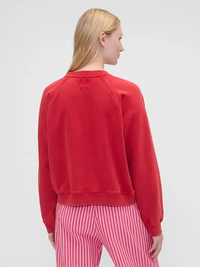 Gap × Summer Fridays Φούτερ με λογότυπο Raglan σε oversized γραμμή