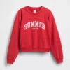 Gap × Summer Fridays Φούτερ με λογότυπο Raglan σε oversized γραμμή