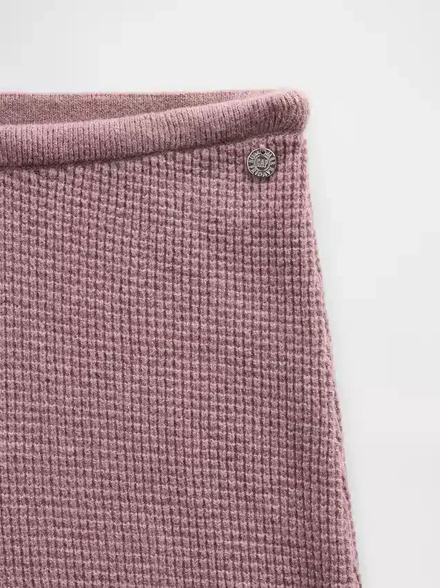 Gap × Summer Fridays Παντελόνι με κουμπιά CashSoft Waffle