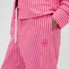 Gap × Summer Fridays Παντελόνι πιτζάμας από ποπλίν με ρίγες και χαλαρή γραμμή