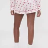 Gap × Summer Fridays Πυτζάμα σορτς από ποπλίν με σχέδιο «Kiss»