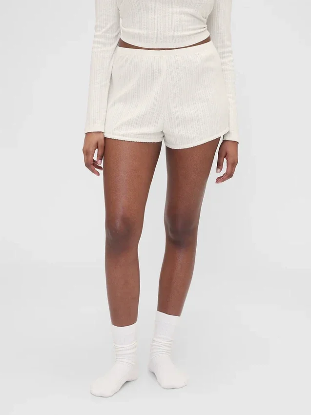GAP × Summer Fridays Σορτς πιτζάμας Pointelle