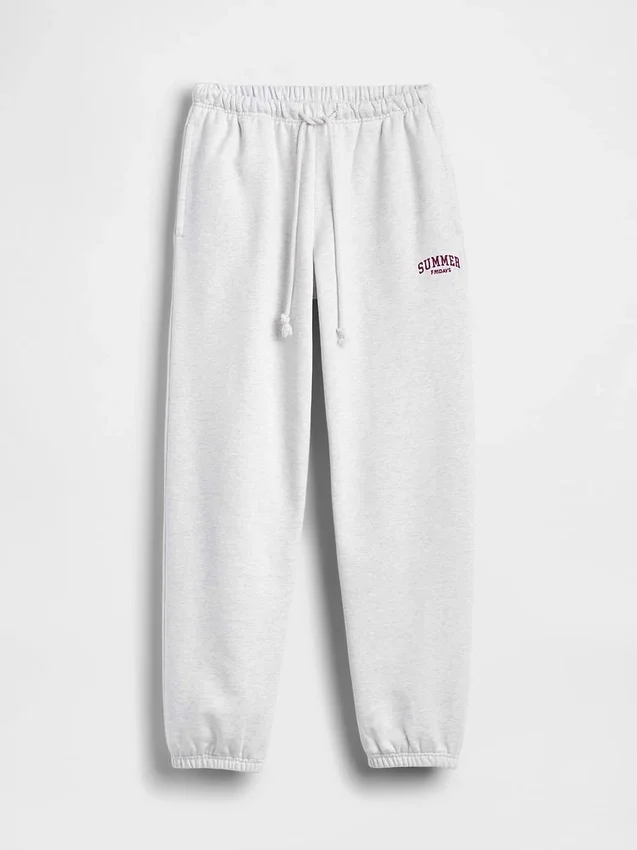 GAP × Summer Fridays Βαρύ παντελόνι τζόγκινγκ με χαλαρή γραμμή και λογότυπο