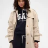 GAP × Victoria Beckham Φούτερ με κουκούλα από βαρύ γαλλικό φούτερ