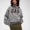 GAP × Victoria Beckham Φούτερ με κουκούλα από βαρύ γαλλικό φούτερ