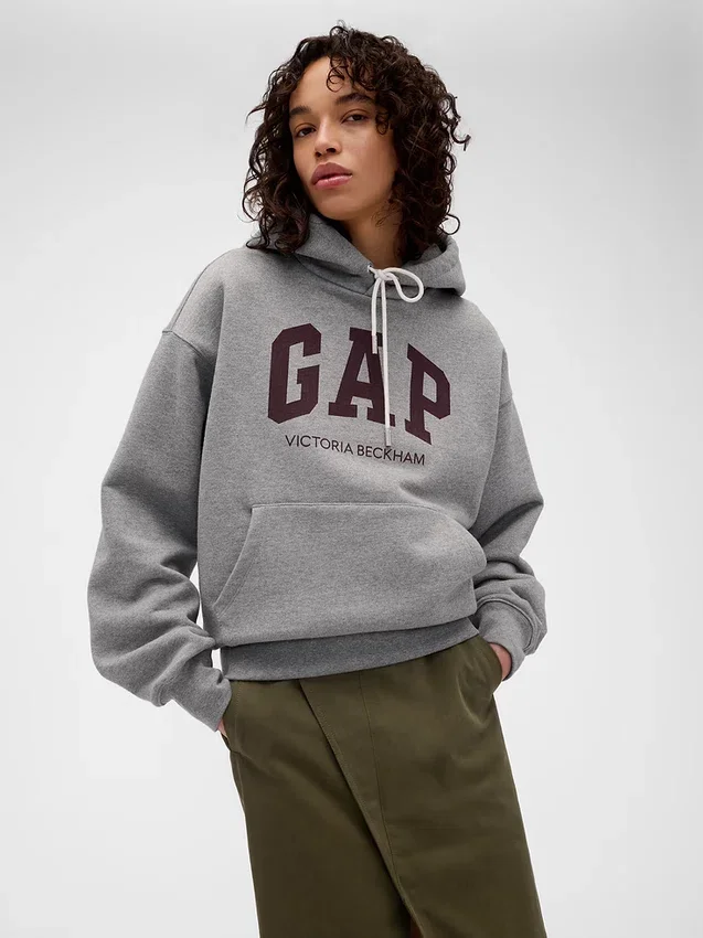 GAP × Victoria Beckham Φούτερ με κουκούλα από βαρύ γαλλικό φούτερ