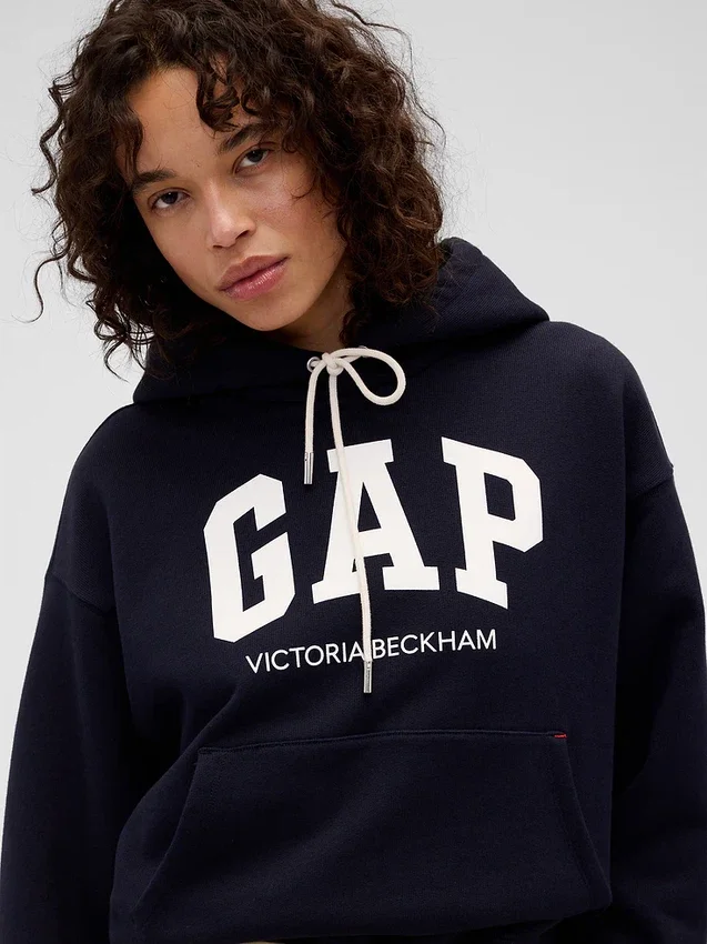 GAP × Victoria Beckham Φούτερ με κουκούλα από βαρύ γαλλικό φούτερ