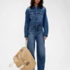 GAP × Victoria Beckham Μεγάλη τσάντα για το Σαββατοκύριακο