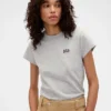 Gap × Victoria Beckham T-shirt με λογότυπο από βιολογικό βαμβάκι