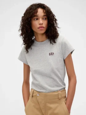 Gap × Victoria Beckham T-shirt με λογότυπο από βιολογικό βαμβάκι