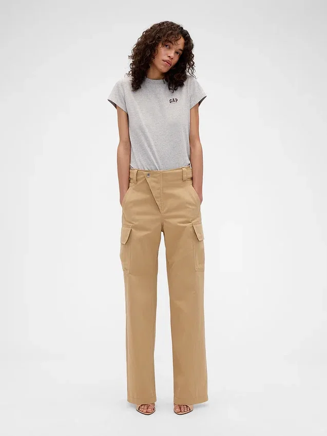 Gap × Victoria Beckham T-shirt με λογότυπο από βιολογικό βαμβάκι