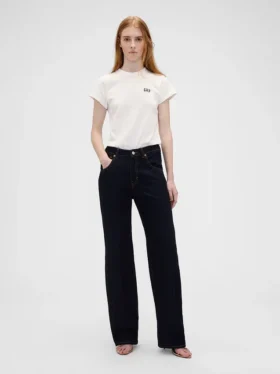 Gap × Victoria Beckham T-shirt με λογότυπο από βιολογικό βαμβάκι