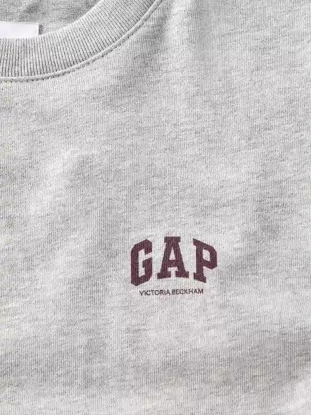 Gap × Victoria Beckham T-shirt με λογότυπο από βιολογικό βαμβάκι