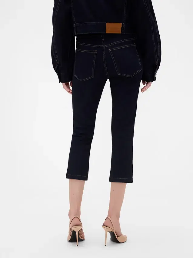 Gap × Victoria Beckham Τζιν Capri χαμηλής μέσης