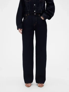 GAP × Victoria Beckham Τζιν με ψηλή μέση και ίσια γραμμή