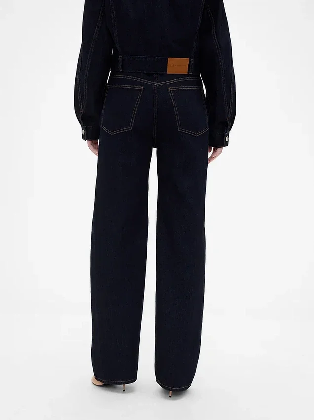 GAP × Victoria Beckham Τζιν με ψηλή μέση και ίσια γραμμή