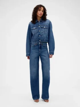 GAP × Victoria Beckham Ζακέτα τζιν χαλαρής γραμμής
