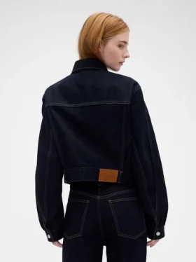 GAP × Victoria Beckham Ζακέτα τζιν χαλαρής γραμμής