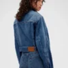 GAP × Victoria Beckham Ζακέτα τζιν χαλαρής γραμμής