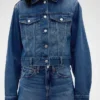 GAP × Victoria Beckham Ζακέτα τζιν χαλαρής γραμμής