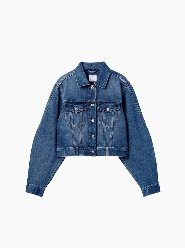 GAP × Victoria Beckham Ζακέτα τζιν χαλαρής γραμμής