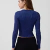 GapFit Κροπ τοπ χωρίς ραφές με ραβδώσεις