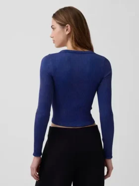 GapFit Κροπ τοπ χωρίς ραφές με ραβδώσεις