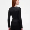 GapFit Κροπ τοπ χωρίς ραφές με ραβδώσεις