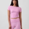GapFit Smooth Αναστρέψιμο Κροπ Τοπ με Περιτύλιξη