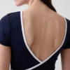 GapFit Smooth Αναστρέψιμο Κροπ Τοπ με Περιτύλιξη