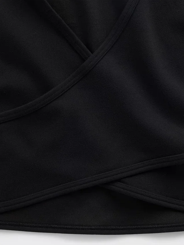 GapFit Smooth Αναστρέψιμο Κροπ Τοπ με Περιτύλιξη