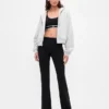 GapFit Smooth Foldover Mini Flare Leggings