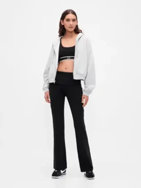 GapFit Smooth Foldover Mini Flare Leggings