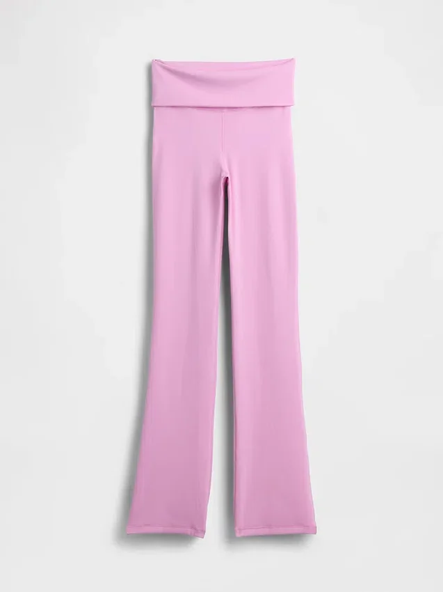 GapFit Smooth Foldover Mini Flare Leggings