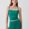GapFit Smooth Racerback Crop Tank Top