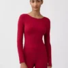 GapFit Smooth T-shirt με λαιμόκοψη τύπου «boatneck»