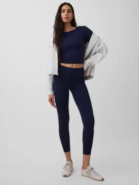 GapFit Smooth T-shirt με λαιμόκοψη τύπου «boatneck»
