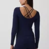 GapFit Smooth T-shirt με λαιμόκοψη τύπου «boatneck»
