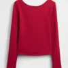 GapFit Smooth T-shirt με λαιμόκοψη τύπου «boatneck»