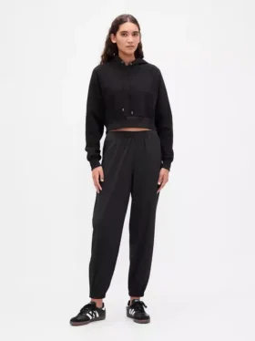 GapFit Tech Joggers με ψηλή μέση και φερμουάρ στο τελείωμα