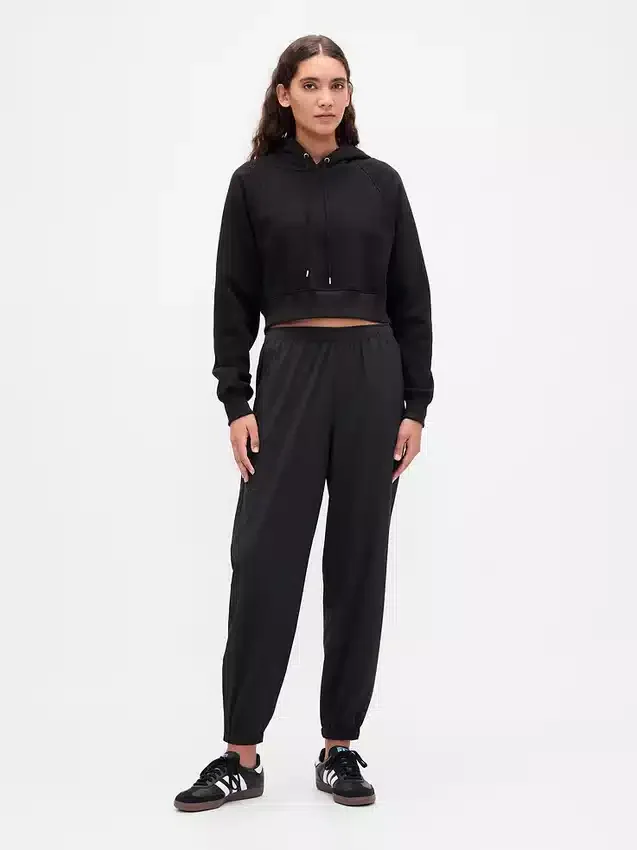 GapFit Tech Joggers με ψηλή μέση και φερμουάρ στο τελείωμα
