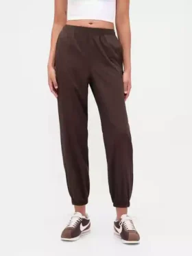 GapFit Tech Joggers με ψηλή μέση και φερμουάρ στο τελείωμα