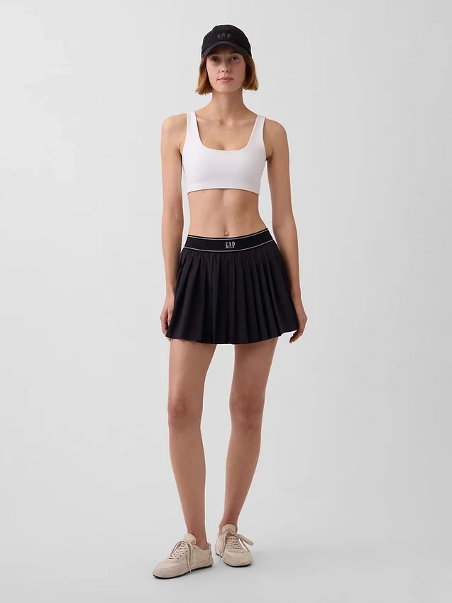 GapFit Tech Πλισέ Σκορτ Γυμναστικής