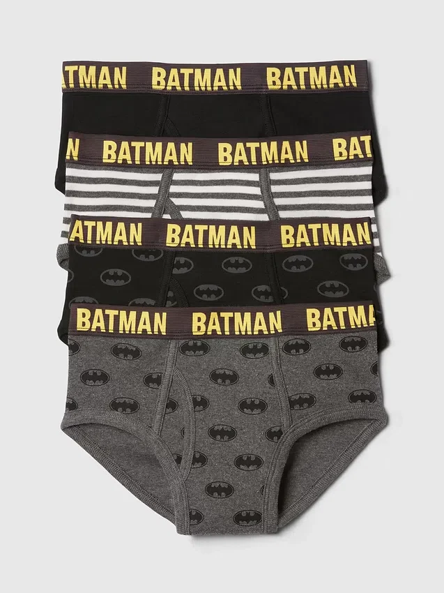 GapKids | Dc Σλιπ από βιολογικό βαμβάκι με μοτίβο Batman (σετ 4 τεμαχίων)