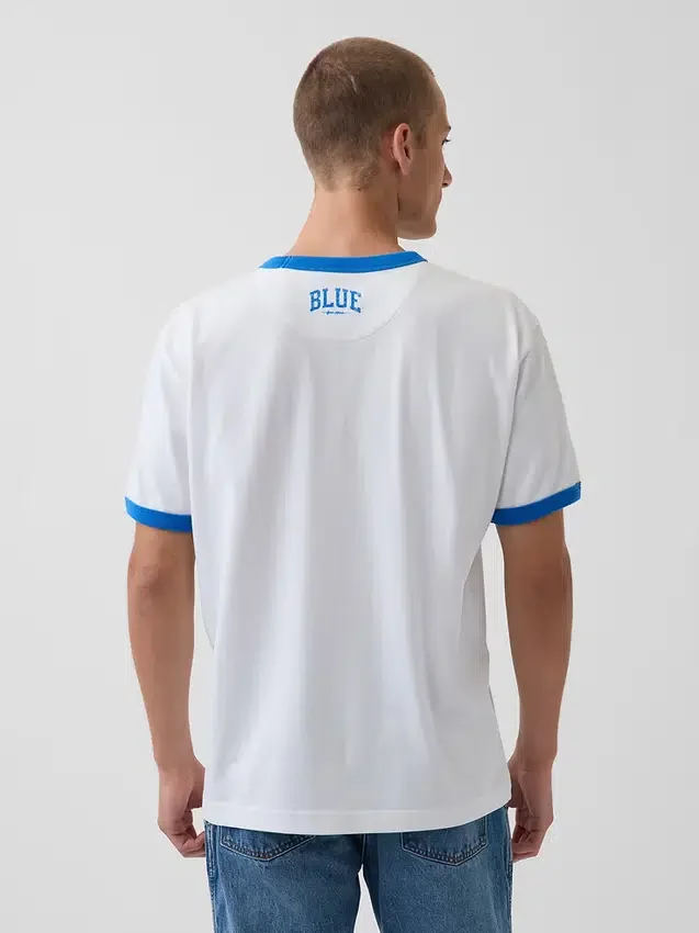Get Blue Φανελάκι με χαλαρή γραμμή και λογότυπο
