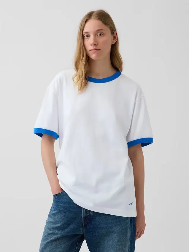 Get Blue Φανελάκι με χαλαρή γραμμή και λογότυπο