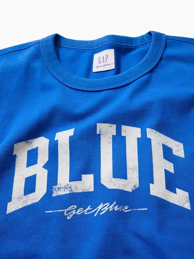 Get Blue Φανελάκι με χαλαρή γραμμή και λογότυπο