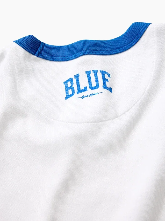 Get Blue Φανελάκι με χαλαρή γραμμή και λογότυπο